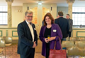 MdB Sandra Weeser und VBGU GF Olaf Alisch